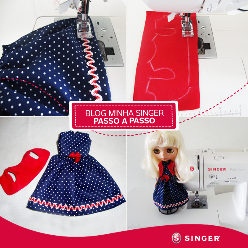 Passo a Passo  Vestido e Colete para Boneca Blythe - Singer Brasil